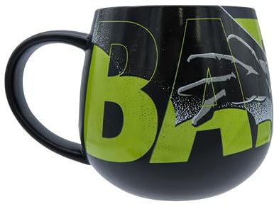 CYP Brands Batman- Taza, Taza de desayuno, Menaje, Tazas divertidas, Color negro, Producto Oficial
