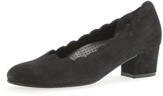 Gabor Damen Klassische Pumps, Frauen Absatzschuhe,Moderate Mehrweite (G),Oktoberfest,Dirndl,Wiesn,high Heels,schwarz (A.OBL),40 EU / 6.5 UK