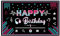 Rfeeuubft Geburtstag Hintergrund Banner Musik Thema Geburtstag Dekoration Musik Hintergrund Foto Stand Banner