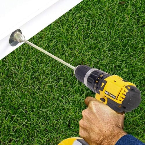 HowseHold Caravan Beinwickler Bohraufsatz mit 30 cm Verlängerung und 19 mm Stecknuss