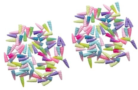 Hohopeti 20 Stk Cosplay-Versorgung Stirnband aus Horn Basteln Sie Einhornhörner DIY-Horn Spielzeugkuchen Regenbogenhorn Kette Topper Einhorn-Foto-Requisite einhorn kopfschmuck Einhornhorn