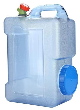 JF HOME BLISS 12L Camping Water Container with Tap - Portable Water Storage Bucket for Hiking, Fishing, Picnic, BBQ, and Travel | Durable Water Carrier for Outdoor Adventures