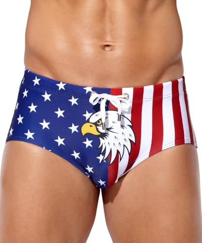 Arjen Kroos Slip de Bain Homme Maillot de Bain Hommes Caleçon de Bain Homme Shorty Slips Eté pour Piscine Plage