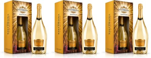 Casa Sant'Orsola Prosecco DOC Millesimato Magnum Gift Pack 1x1500ml (Pack of 3)
