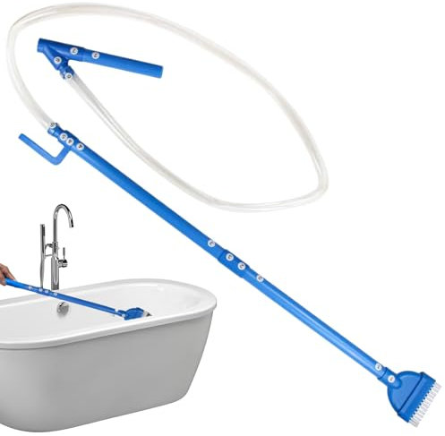 Hot Tub Vacuum, Handheld Pool Cleaner, Efficient Dirt Algae Sand Removal Tool, Portable Safe Design, Battery-Powered Cordless Cleaner for Tubs Spas Pools Water Bottom Cleaning