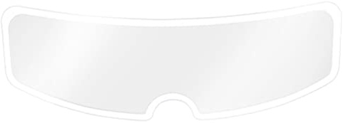 Walmeck Anti Fog Rainproof Helmet Film Protector, Nano Coating PET Visor Cover with Anti-oil, Anti-fog, Anti-scratch, Anti-glare and Protection (24.3 X 6.4CM)