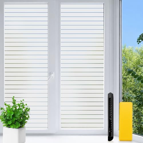 Aurathon Vinilos para Cristales Vinilo Ventana Privacidad 44.5x200cm