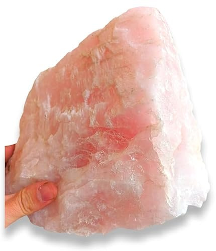 TENET - pietra grezza naturale per cristalloterapia meditazione reiki (QUARZO ROSA GREZZO 4-5 KG)