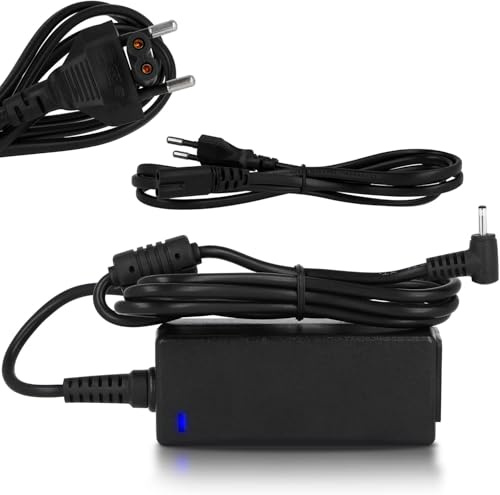 Bamof Laptop Netzteil 19V 2.1A 40W, Ladegerät für ASUS, AC 100-240V 50/60Hz, Steckernetzteil, Netzadapter, 202 cm Kabellänge (2.3 – 0.7 mm Klinkenstecker), Kompatibel mit ASUS EEE PC Modellen