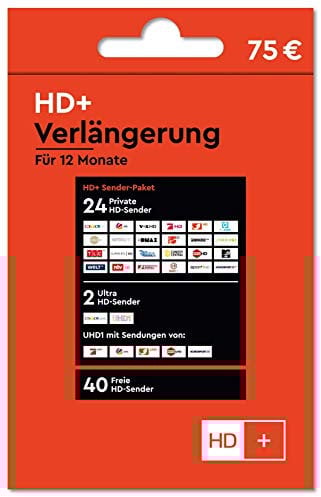HD+ Verlängerung für 12 Monate, rot