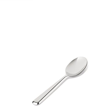 Alessi BG02/8 Amici Coffee Spoon, 18/10 Stainless Steel, Silver