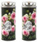 Ebersbacher Kerzenfabrik GmbH Gedenkkerze Paperlights mit Motiv Engel mit Rosen 2 Stück ca. (Ø x H) 65 x 160 mm