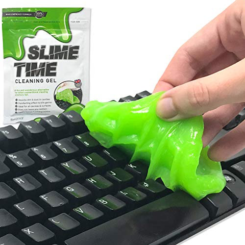 Smith’s® Slime Time Universal Cleaning Goo (Green) | Dirt & Dust Remover for Keyboards, Printers, Computers, Mobile Phones, Dashboards, Vents, Car Interiors, Remote Controls, Calculators & More!