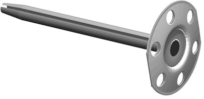 LUX ELEMENTS Cheville à frapper 8cm FIX-FID 50 pcs. I Cheville à enfoncer longueur 80mm en métal galvanisé I Convient pour diverses supports