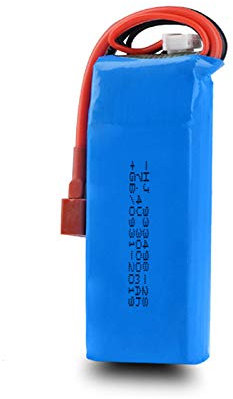 Momolaa Lipo 2S, 7.4V Lipo Batterie 3000Mah pour WLtoys 124018 124019 1/12 RC Voiture Car Accessoires de Rechange de Voiture RC