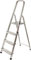 Escalera de Aluminio Plegable multifunción Antideslizante, Ligera y Resistente (4 Peldaños)