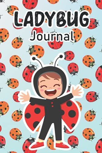 Ladybug Journal: Cute Ladybug Handwriting Practice Paper Ruled Journal for Kids