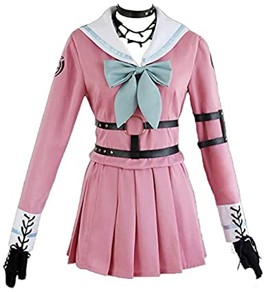 Zhongkaihua Halloween Karneval Iruma Miu Charakter Cosplay Kostüm Japanische Mädchen JK Uniform Schuluniform Anime Damen Rosa Halloween Uniform