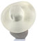 Chapeau de paille brodé personnalisé à large bord pour femme, Blanc laiteux., 6