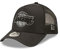 New Era Los Angeles Lakers NBA Tonal Black A-Frame Adjustable Trucker Cap - One-Size