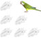 Vogelkäfig-Futterhalter, 6 Stück Kunststoff-Vogelkäfig Feeder Clip, Papageien-Obst Gemüse-Clips, Vogelkäfig Zubehör für Wellensittiche, Sittiche, Kakadu, Aras, Nymphensittiche