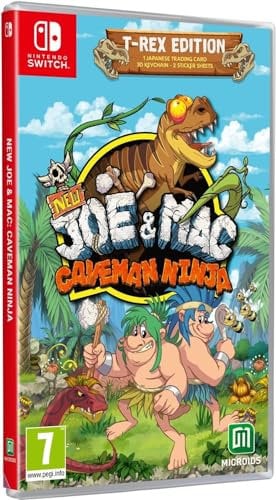 Joe and Mac Caveman Ninja T-Rex Edition limitada, Nintendo Switch