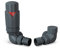UK Radiators Anthracite Thermostatic Radiator Valve and Corner Lockshield Valve - Anthracite Matt Finish - Classy and Modern Design 1/2 x 15mm Corner Radiator Valve
