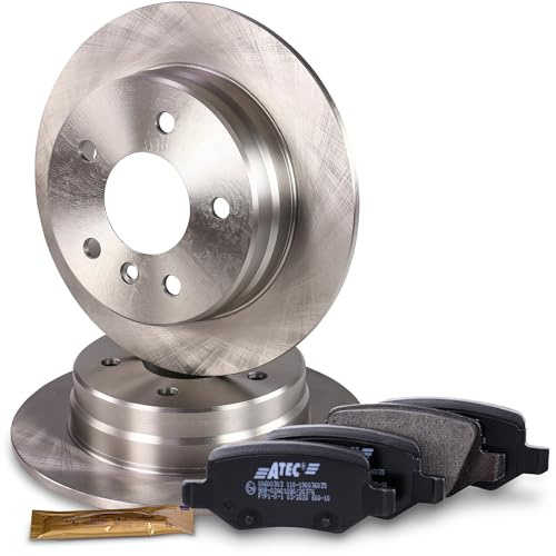 ATEC Germany Bremsenset Hinterachse inkl. Bremsscheiben Ø 258 mm Voll + | Kompatibel mit: MERCEDES-BENZ A-CLASS, VANEO