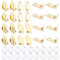 UNICRAFTALE 40pcs Clip-on Boucle d’oreille Golden Earring Clip 304 Convertisseur de boucles d’oreilles Clips de boucles d’oreilles Clips de boucles d’oreilles en acier inoxydable
