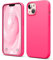 elago Liquid Silicone Case Compatible with iPhone 13 Case (6.1), Premium Silicone, Full Body Protection - 3 Layer Shockproof Phone Cover, Anti-Scratch Soft Microfiber Lining (Ice Red)