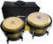 BAHAMUT Bongo Schlagzeug-Set, 17,8 cm + 22,9 cm, Holzbongos für Erwachsene und Kinder, ideal für professionelle Spieler, mit Stimmschlüssel und wasserdichter Tasche