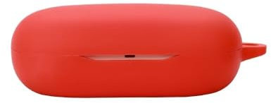 TINGYR Hülle für 1MORE Open Earbuds S31, Nahtloser Passformschutz, Stoßfest und Kratzfest, LED Sichtbar Kopfhörerabdeckung für 1MORE Open Earbuds S31.(Rot)