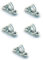 Generic 20mm Conduit Clamp Saddle - 5 Steel Silver Clamps