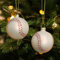 Amanman Glas-Weihnachtsschmuck, Baseball-Ornamente für Weihnachtsbaum, Glasornamente zum Sammeln und Verschenken, 2 Stück