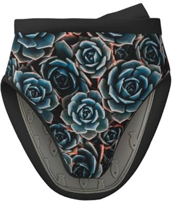 Succulente fresche stampate, Mini guanti da forno in silicone, guanti da forno da cucina antiscivolo resistenti al calore