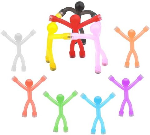 10 Farben Magnete Stark für Magnettafel, Kühlschrankmagnete Mann, Magnetische Neodym Magnet Cute, Bunte Humanoide Magnetmagnete, Magnetische Personenmagnete für Büro, Dekoratives Whiteboard