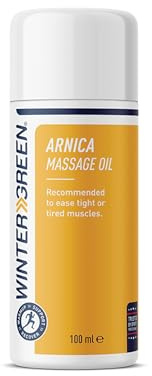 Wintergreen Arnica Massage Oil for Muscle Pain Relief | Blend of Arnica, Calendula & Essential Oils for Inflammation and Sore Muscle Recovery | Ideal for Sports, Deep Tissue Massage (100 ml)