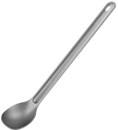 Stainless Steel Spoon Camping Spoon Tableware Long-Handled Spoon