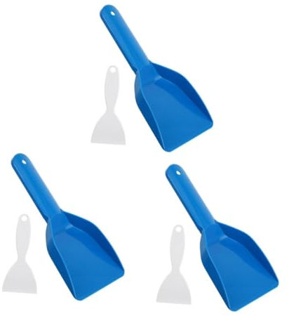 BESPORTBLE 6pcs Ice Material Heavy Duty Snow Flat Portable Defroster for Home Kitchen