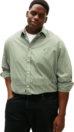 Tommy Hilfiger Herren Bt - Core Hairline Pop Rf Shirt Mw0mw43027 L/S Shirt (1er Pack)