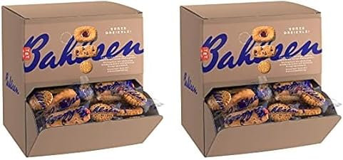 Bahlsen Süßes Dreierlei - Theken-Display - Mischung mit den Klassikern Deloba, Schokolade, Hit und Chokini (1 x 988 g) (Packung mit 2)