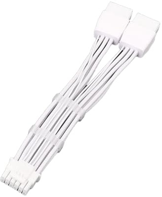 YiQinzcxg Advanced PCIE5.0 12VHPWR GPU Kabel Doppel 8Pin Bis 16Pin (12+4Pin) Mit Geraden Anschlüssen Für Eine Optimale Fallverwaltung