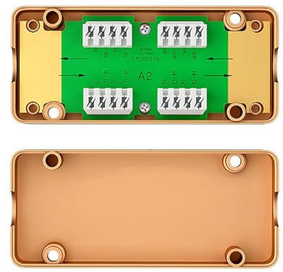 High Performance CAT7 Ethernet Cable Connector CAT7 Ethernet Junction Box CAT6/CAT6A/CAT7 Efficient Setup