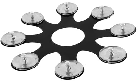 Homoyoyo Hihat Becken Zubehör Pet Edelstahl Hi Hat mit Glatten Kanten für Schlagzeuger Musikinstrumente