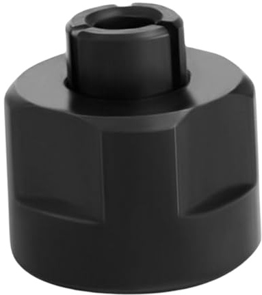 Zambuph Elektrisches Fräswerkzeug für Oberfräsen und Gravieren: Reduzierhülse, Schaftmutter, geteilte Buchse, Hartmetall Konverter, 12.7 mm bis 6.35 mm