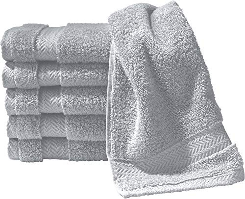 Erwin Müller Gästetuch Friedrichshafen 6er- Pack, 100% Baumwolle hellgrau Größe 30x50 cm - Premium-Qualität, unvergleichlich saugfähig, hautsympathisch, formstabil (weitere Farben)