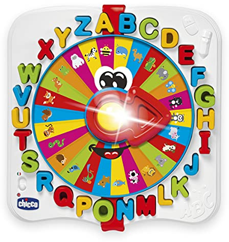 Chicco Baby Professeur Bilingue Français/Anglais Table d'Activités pour Enfants, Trieur de Formes, Jouet Interactif Educatif Parlant, Inspiré de la Méthode Montessori - Jouet Enfant 2 à 6 ans