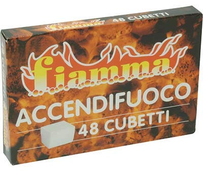 24 CONFEZIONI DA 48 CUBETTI(TOTALE 1152 CUBETTI) ACCENDIFUOCO BIANCHI PER ACCENSIONE STUFE CAMINI BARBECUE FORNI A LEGNA