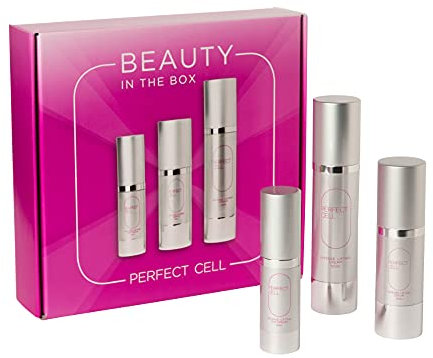 Perfect Cell Beauty Box - umfassendes, nachhaltiges Anti Aging Set, wirkt sofort gegen Falten, feuchtigkeitsspendende Gesichtspflege inkl. Intense Lifting Cream, Serum und Eye Cream