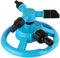 Aspersor de Jardín Automático,Aspersor automático de césped Giratorio de 360 Grados para jardín, para Parques, Jardines y Mantenimiento de césped (Azul)